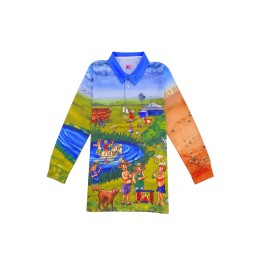 Manufacture Men's Long Sleeve Polo Shirt Dye Sublimation Design Whole Printing Three Buttons Dye Sublimation Polo Shirt Dye Sublimation Supplier Aussie Farm P1433 Manufacture Men's Long Sleeve Polo Shirt Dye Sublimation Design Whole Printing Three Buttons Dye Sublimation Polo Shirt Dye Sublimation Supplier Aussie Farm P1433